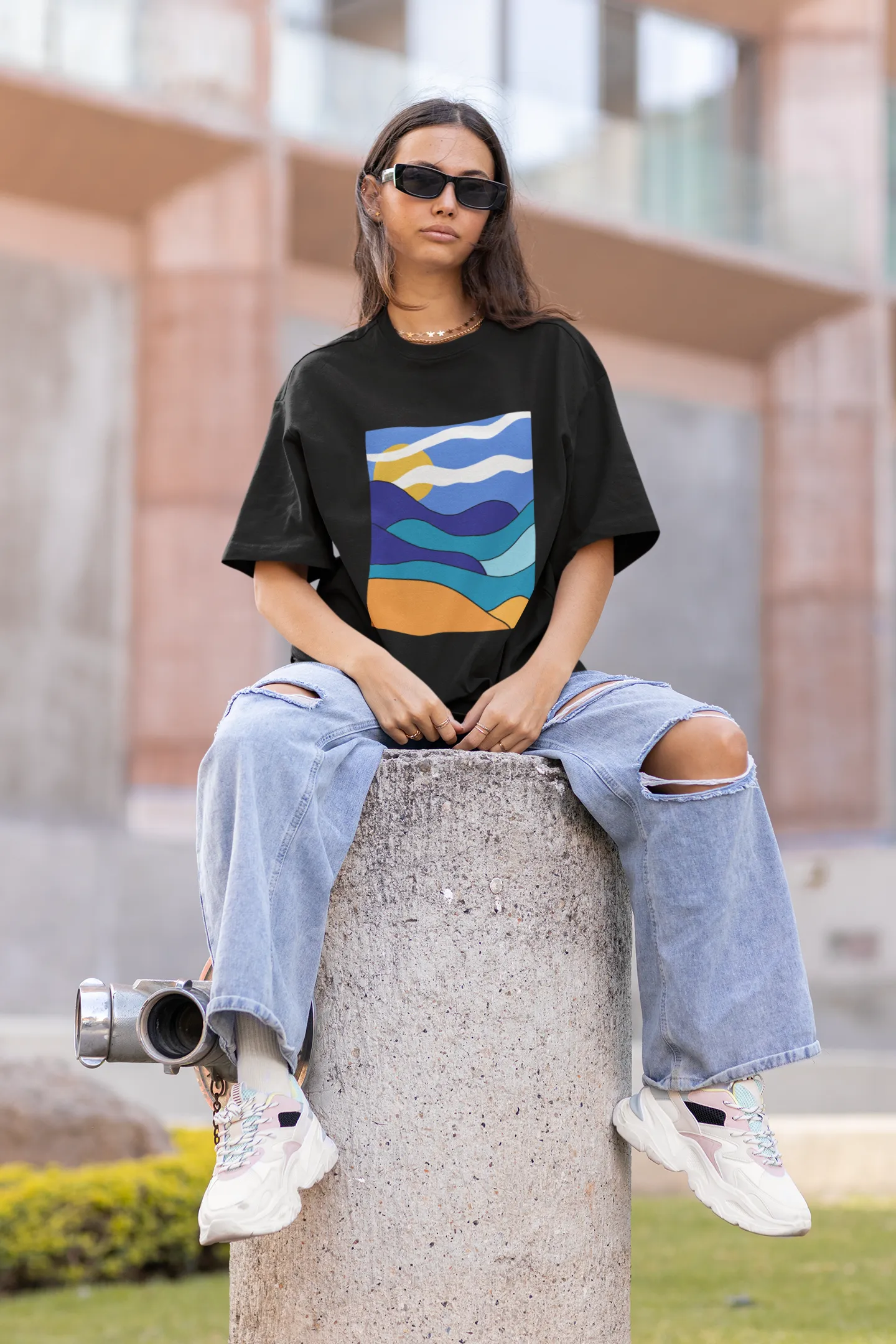 Sun Minimal Oversized T-shirt
