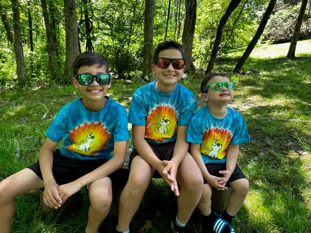 Sun Pup Youth tie dye t-shirt