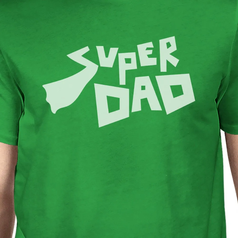 Super Dad Men's Cotton Short Sleeve Top Best Birthday Gifts For Dad