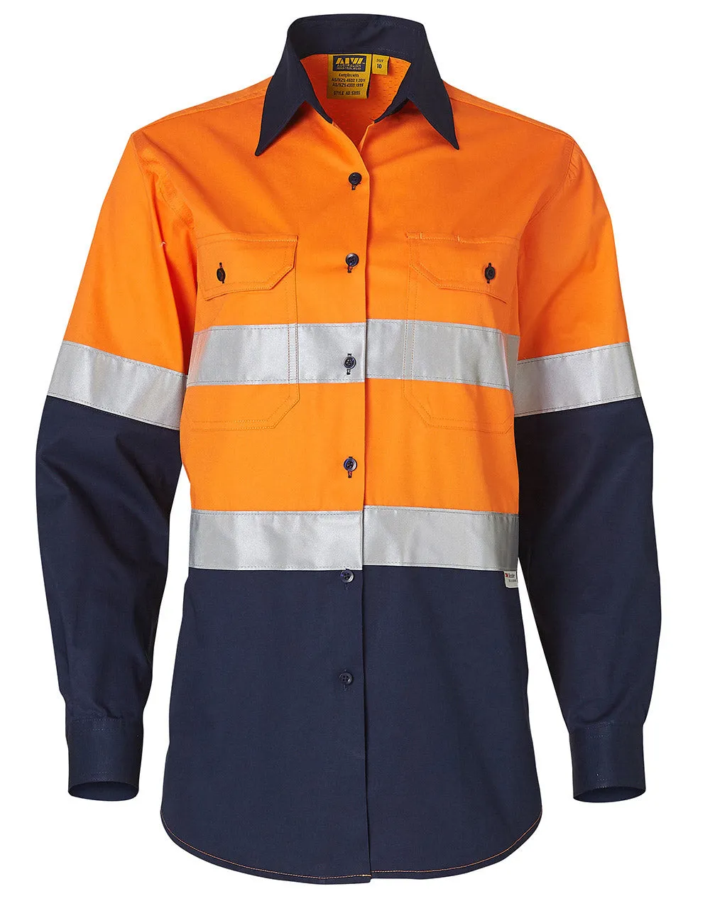 SW65 Women's Long Sleeve Safety Shirt