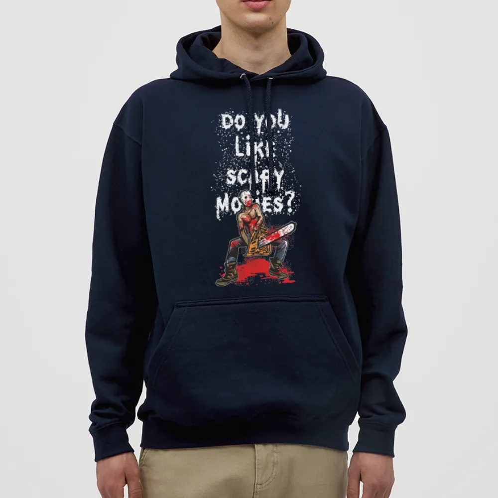 Sweat-shirt à capuche unisexe "Scary movies"