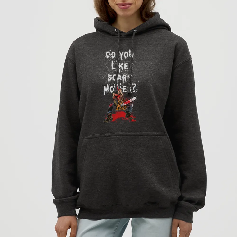 Sweat-shirt à capuche unisexe "Scary movies"
