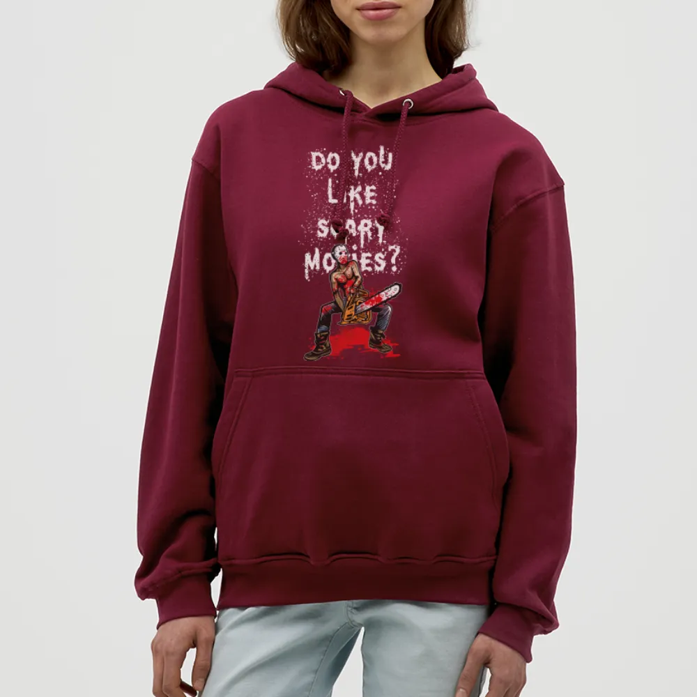 Sweat-shirt à capuche unisexe "Scary movies"