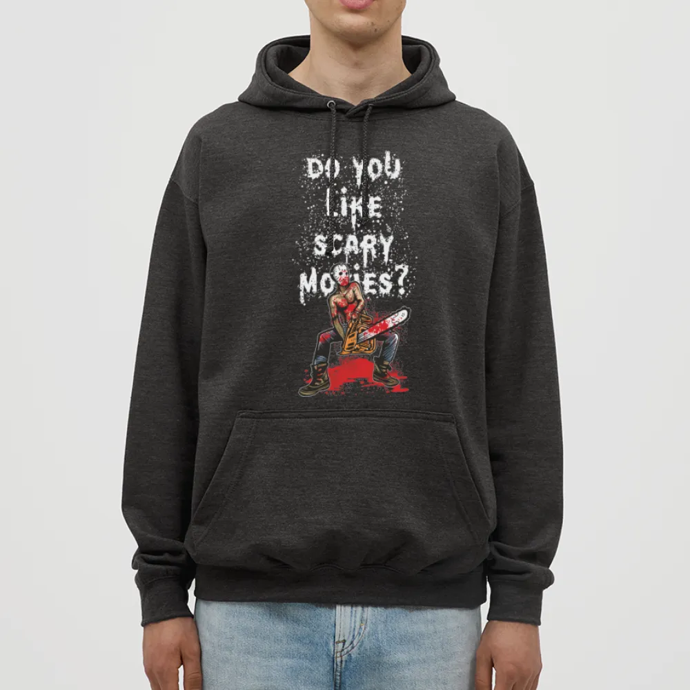 Sweat-shirt à capuche unisexe "Scary movies"