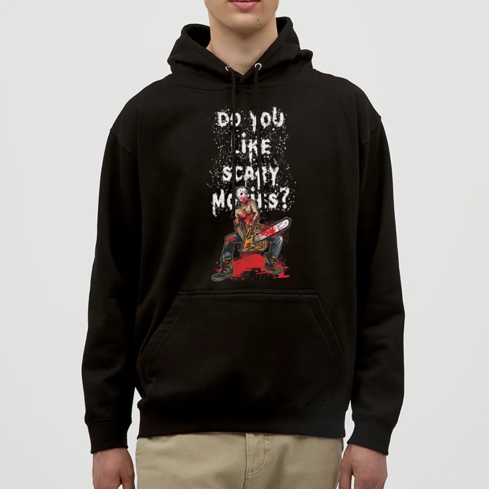 Sweat-shirt à capuche unisexe "Scary movies"