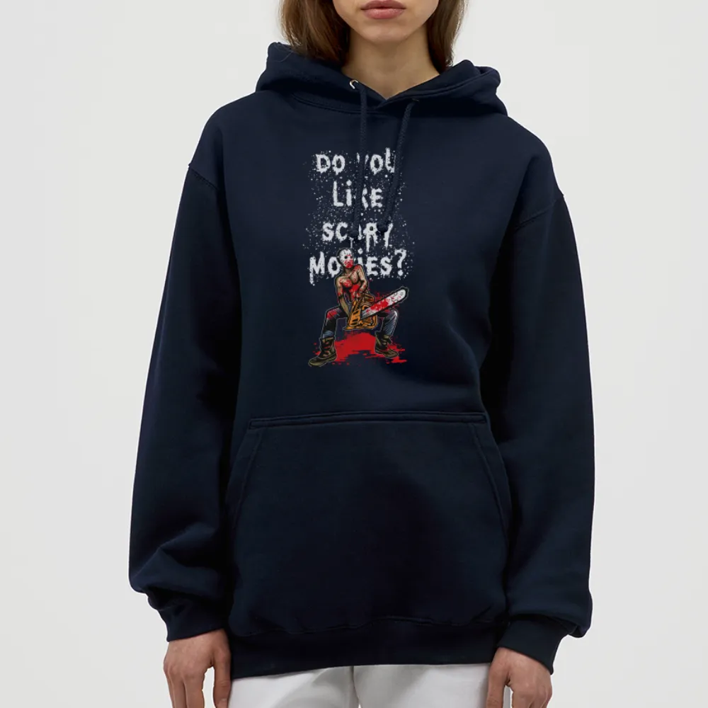 Sweat-shirt à capuche unisexe "Scary movies"