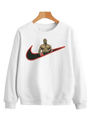 Sweatshirt Gym Mike Tyson 2 White