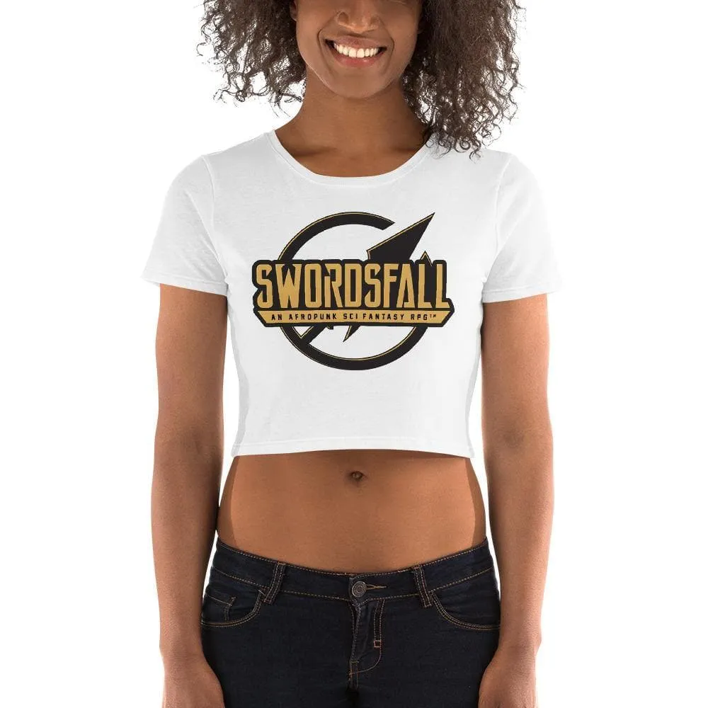 Swordsfall RPG Circle Emblem Crop Top