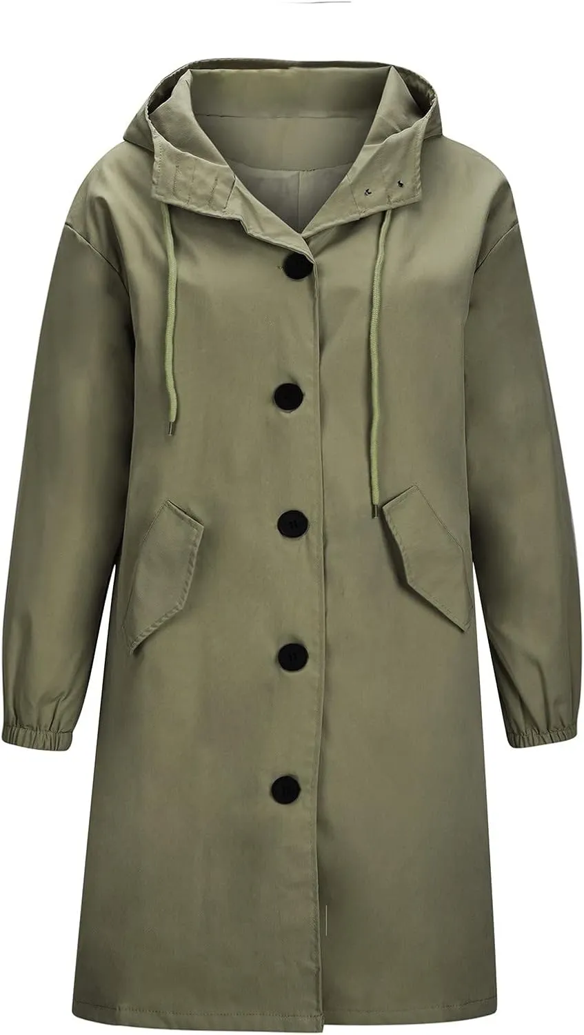 TARIENDY Rain Jacket for Women Trendy 2025 Hooded Windbreaker Lightweight Raincoat Outdoor Hiking Sportswear Travel Jacket