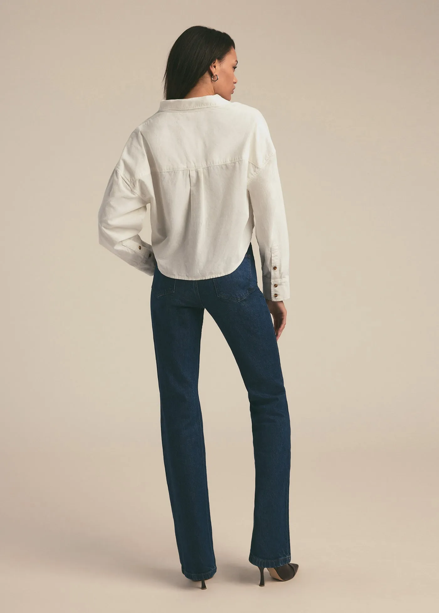 THE CROP EX-BOYFRIEND SHIRT