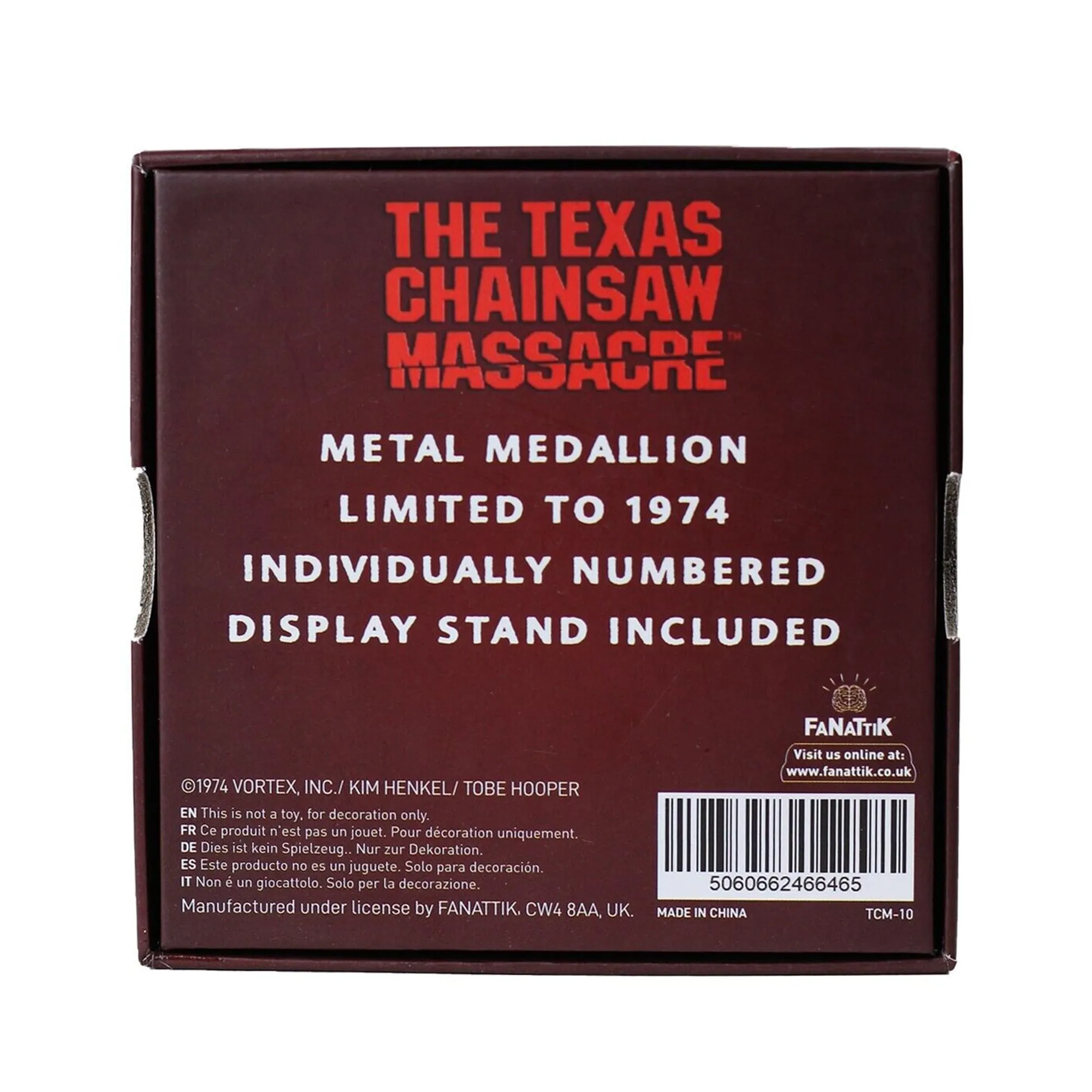 The Texas Chainsaw Massacre Limited Edition Medallion