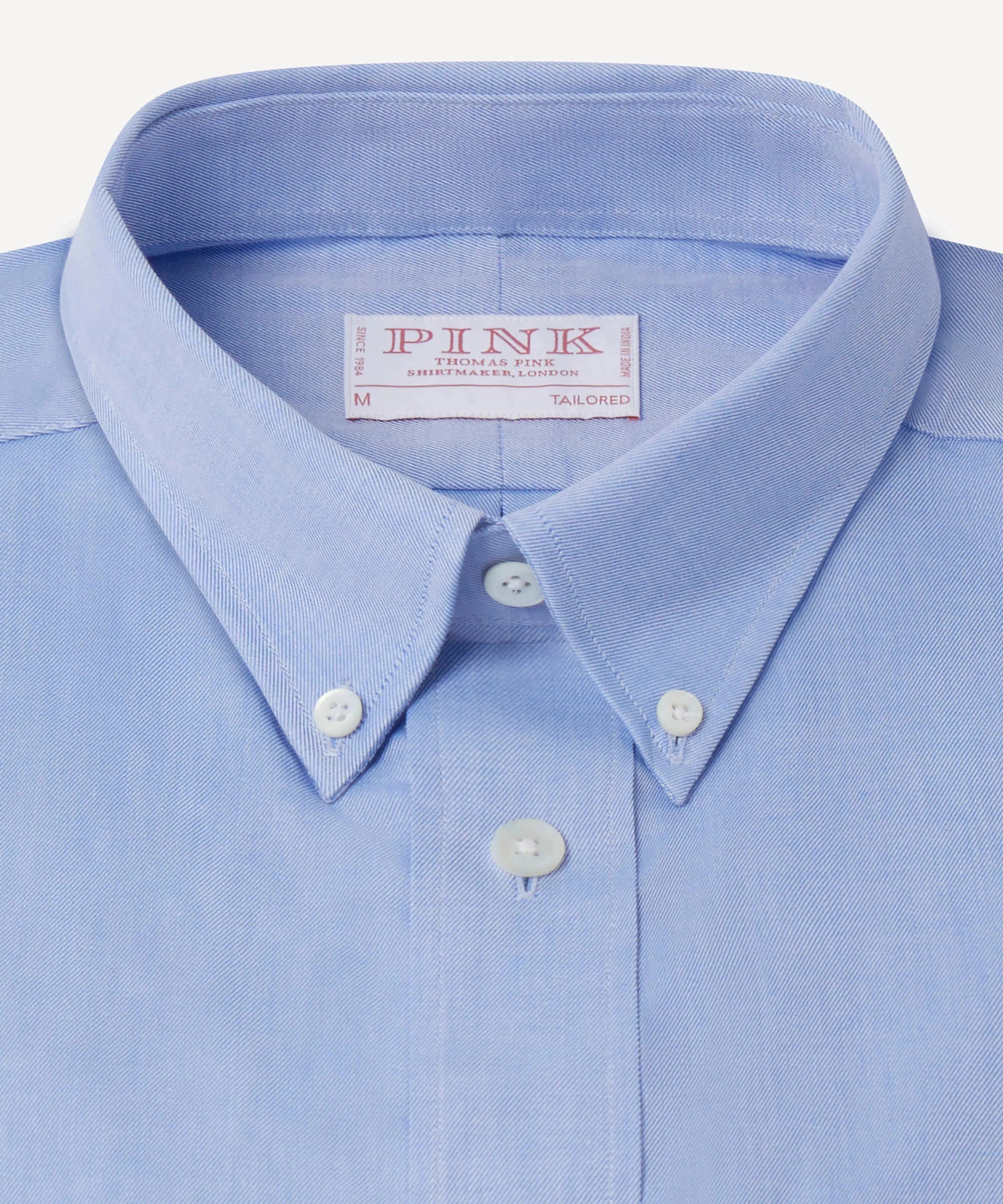 Thomas Pink Tailored Fit Smart Casual Superfine Twill Shirt
