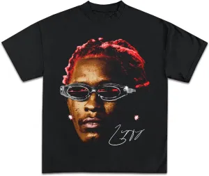 Thugs Graphic Shirt Thugger Face Red Hair Vintage Rapper Graphic Tee Merch for Men Women - Red Hair