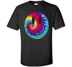 Tie Dye Smiley Face T Shirt | Tie Dye Tee Shirts