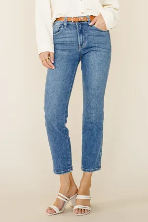 Tillie Straight Leg Jeans in Medium Wash - FINAL SALE