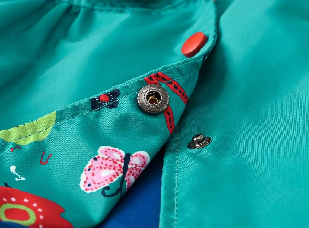 Toddler Boys Girls Rain Jackets Little Kid?? Waterproof Hoodie Raincoats Windbreaker Trendy Casual Outerwear Jacket