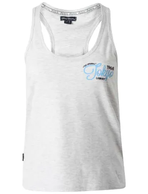 Tokyo Laundry Cassie white racer vest