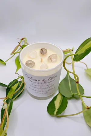 Tourmaline Intention Candle - Reiki Infused - Citron & Mandarin