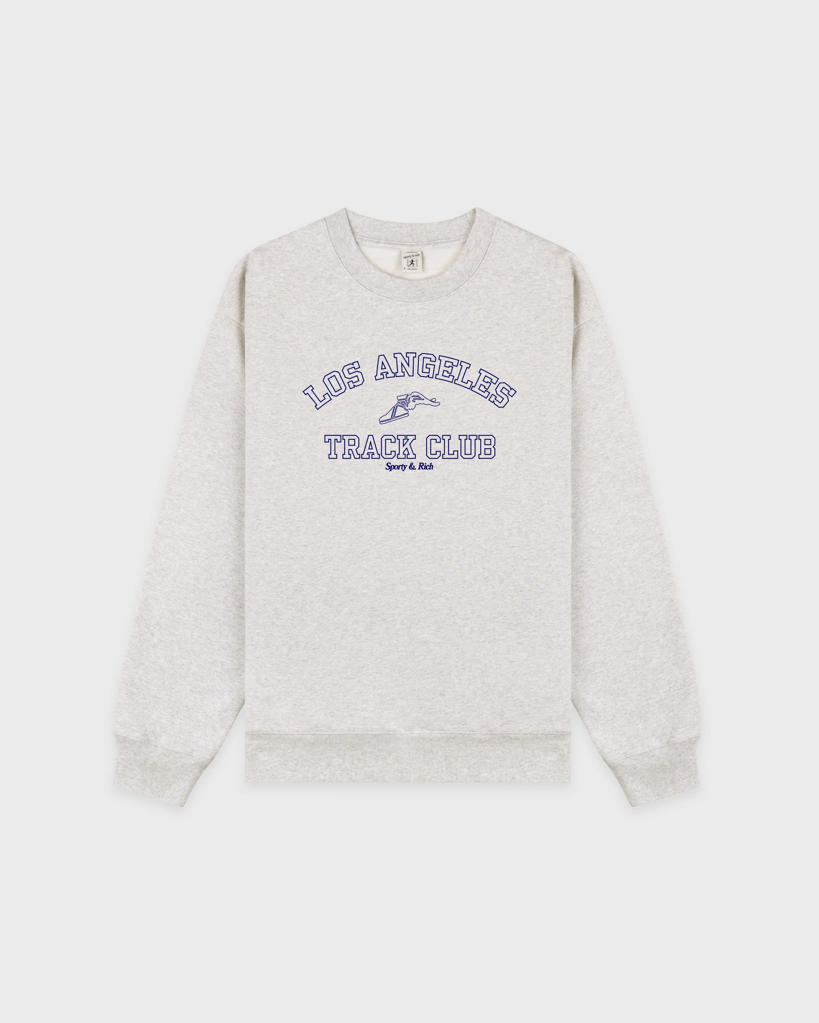 Track Club Crewneck - Heather Gray