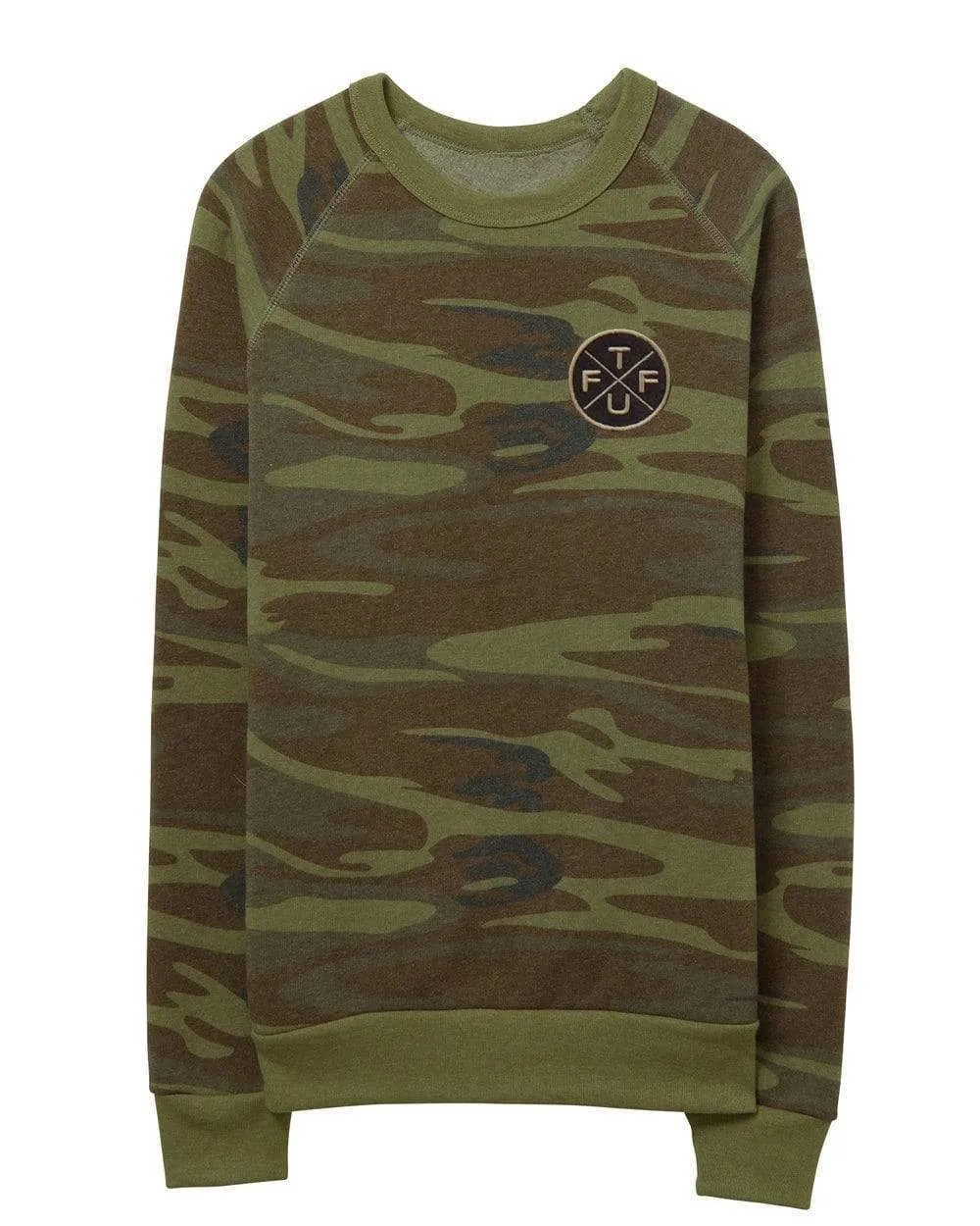 TUFF Insignia Crew Fleece Sweatshirt - Camo
