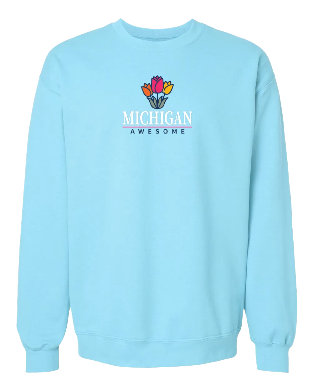 Tulips Embroidered Crewneck Sweatshirt (CLOSEOUT)