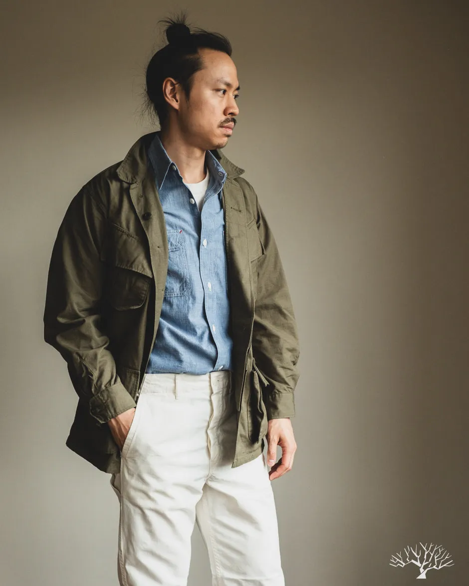 Uncle Sam Selvedge Chambray Work Shirt - Indigo