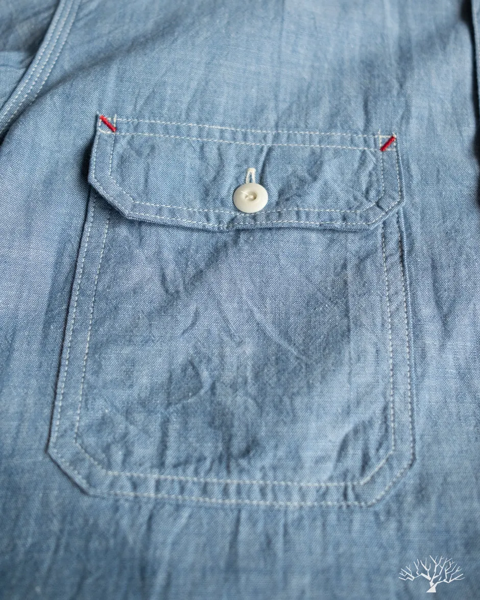 Uncle Sam Selvedge Chambray Work Shirt - Indigo