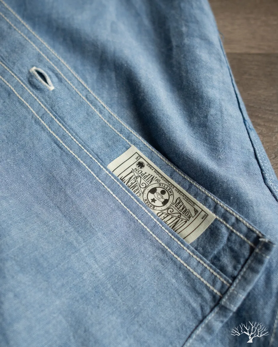 Uncle Sam Selvedge Chambray Work Shirt - Indigo