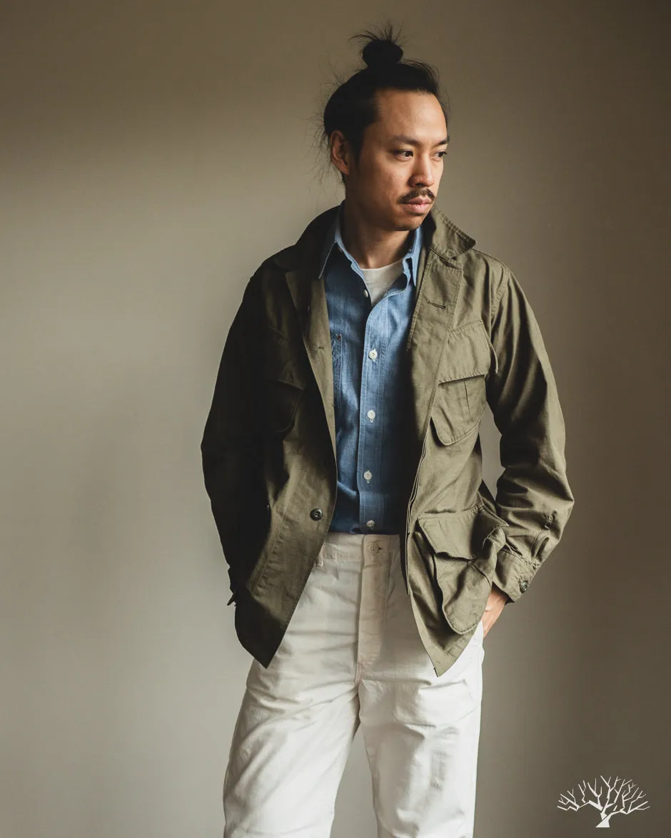 Uncle Sam Selvedge Chambray Work Shirt - Indigo