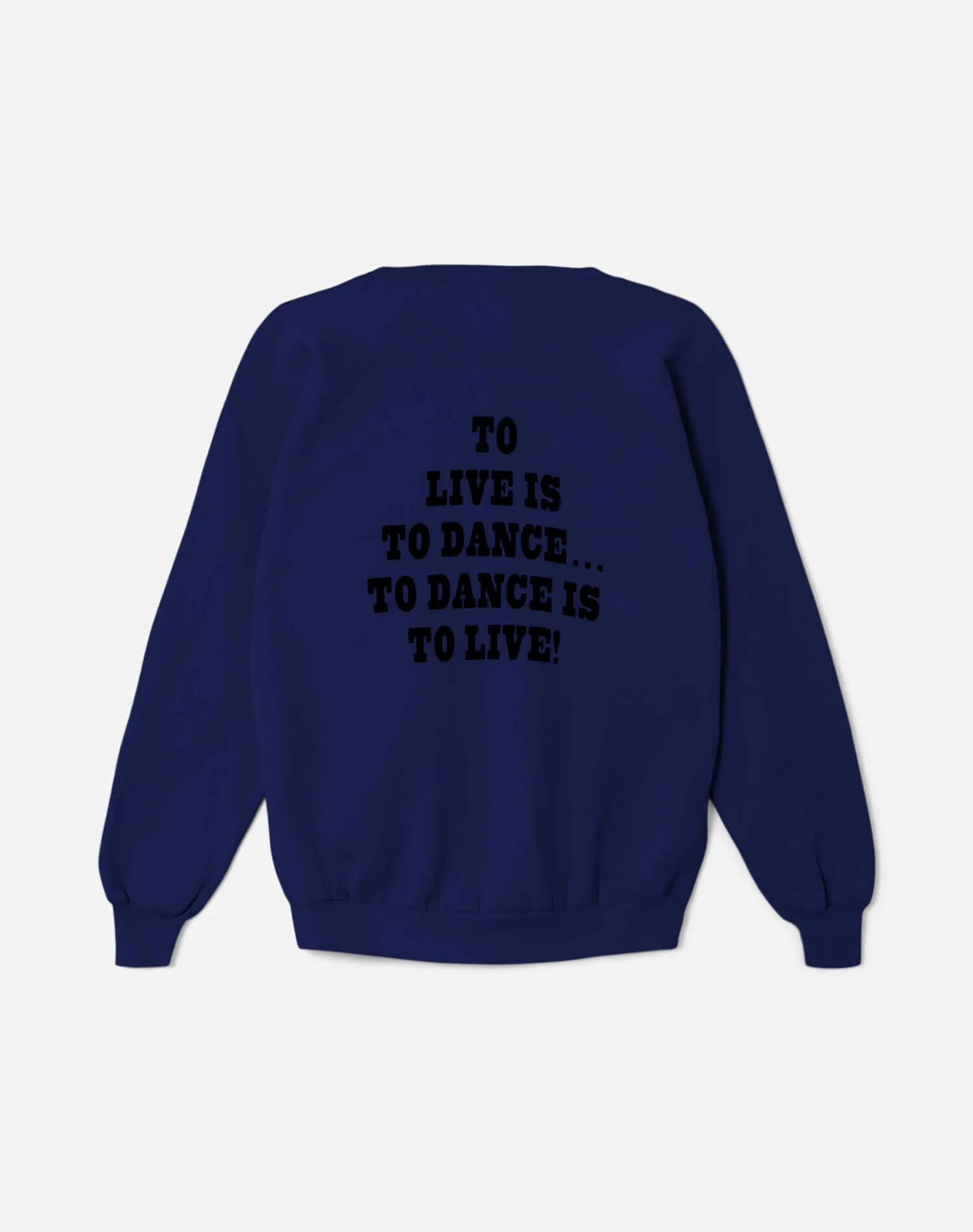 Upcycled "Snoopy Dancing" Sweatshirt in Navy - 11229727