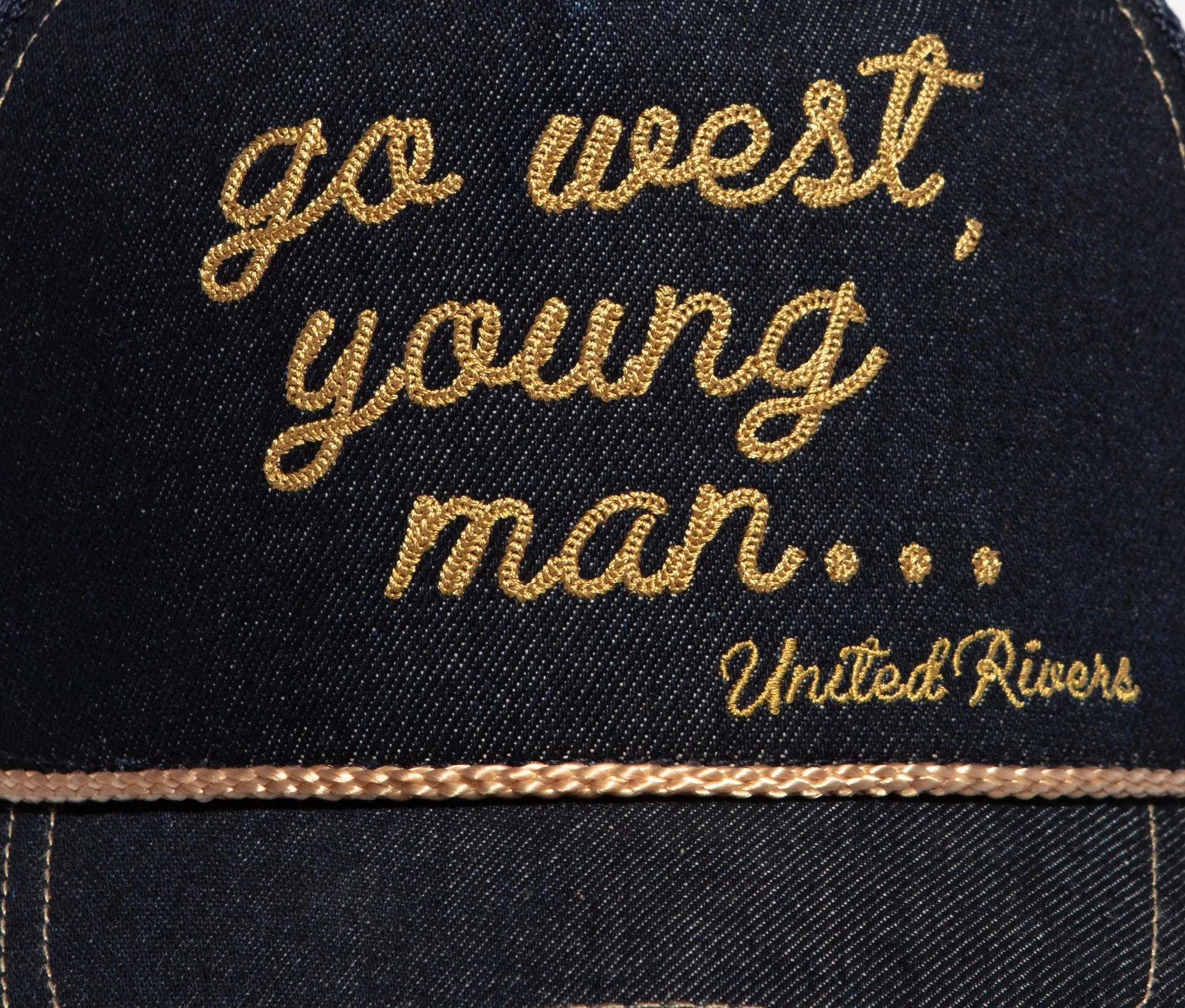 UR "GO WEST, YOUNG MAN..." TRUCKER HAT