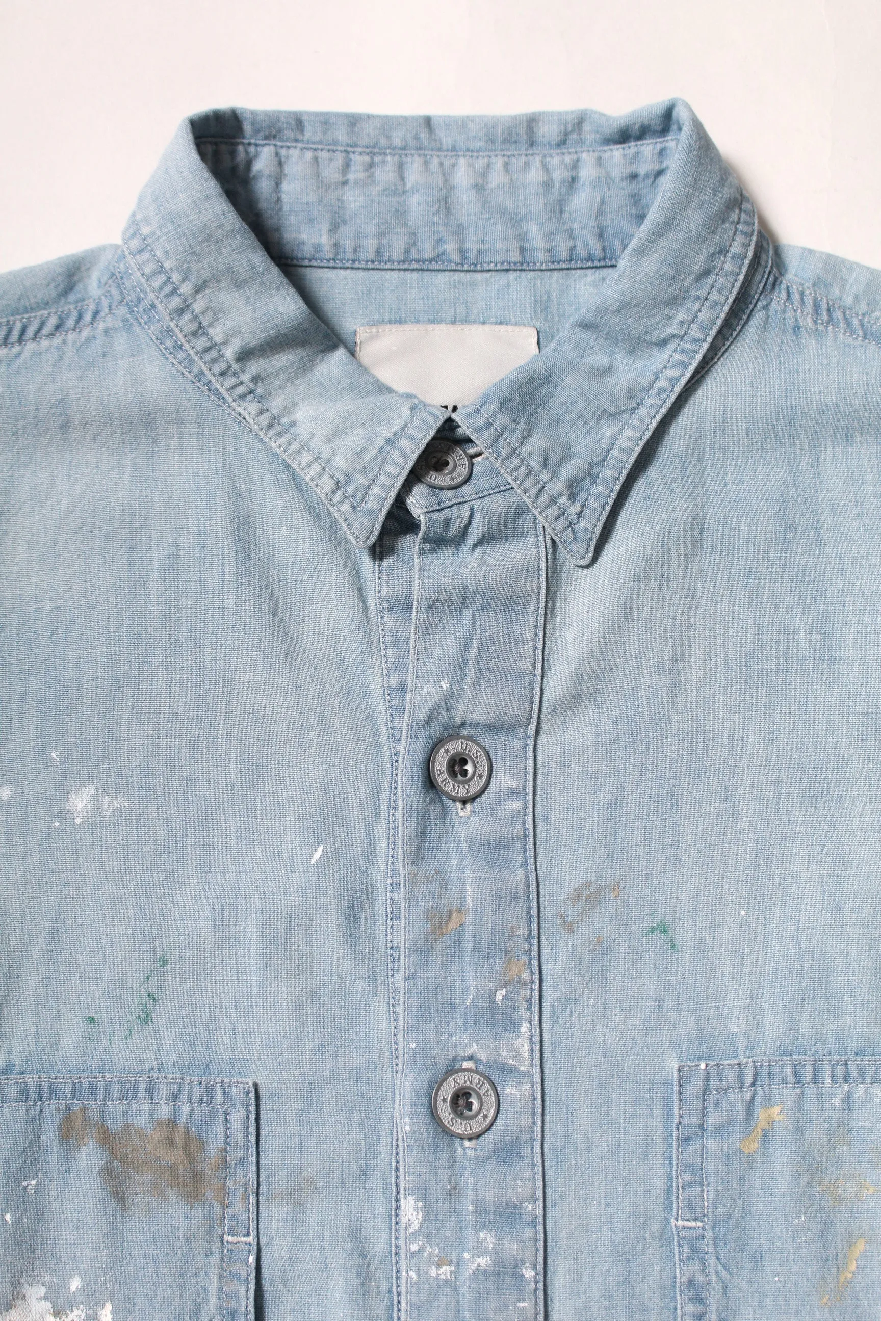US ARMY P/O CHAMBRAY SHIRTS PAINTED