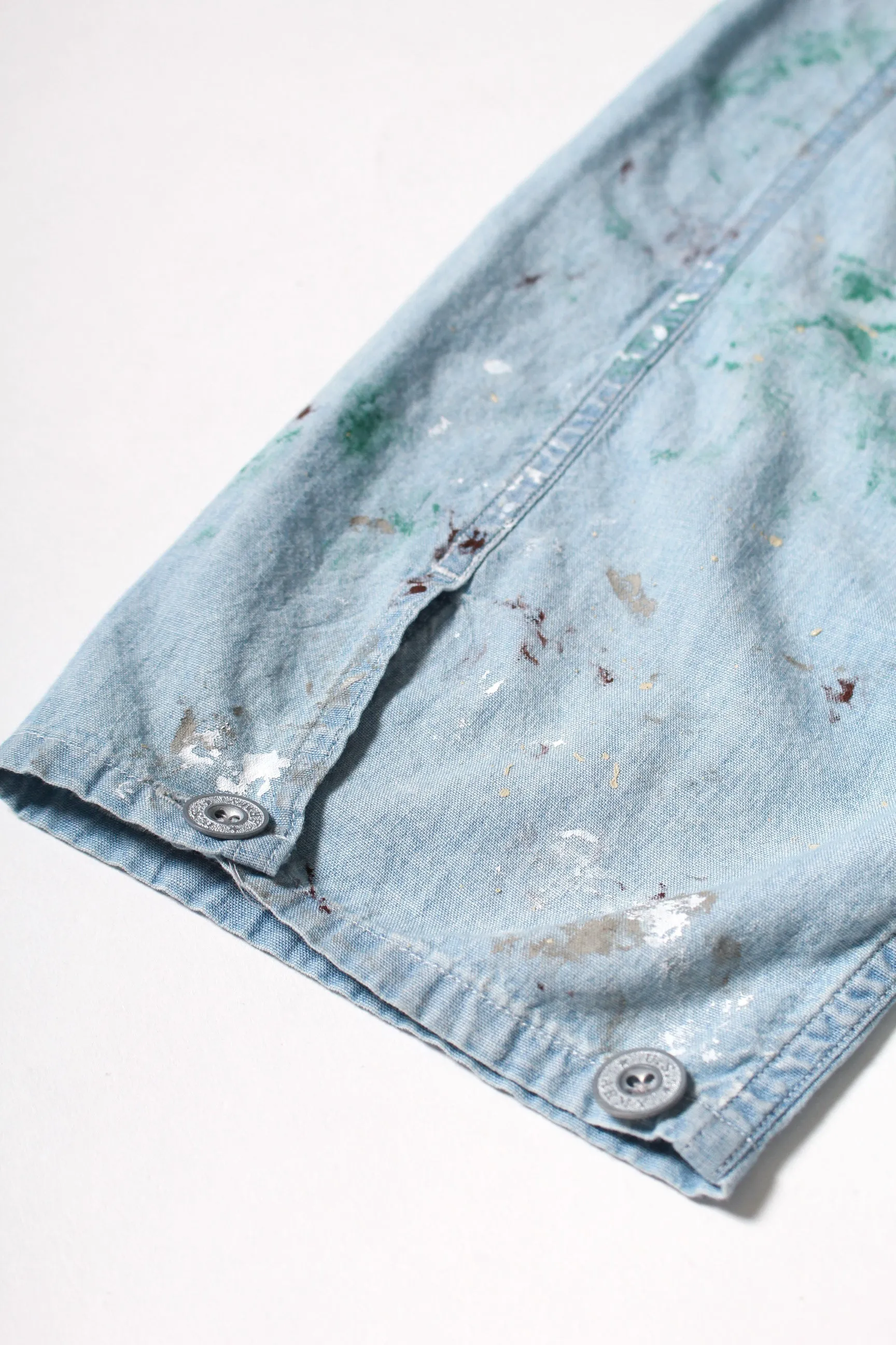 US ARMY P/O CHAMBRAY SHIRTS PAINTED