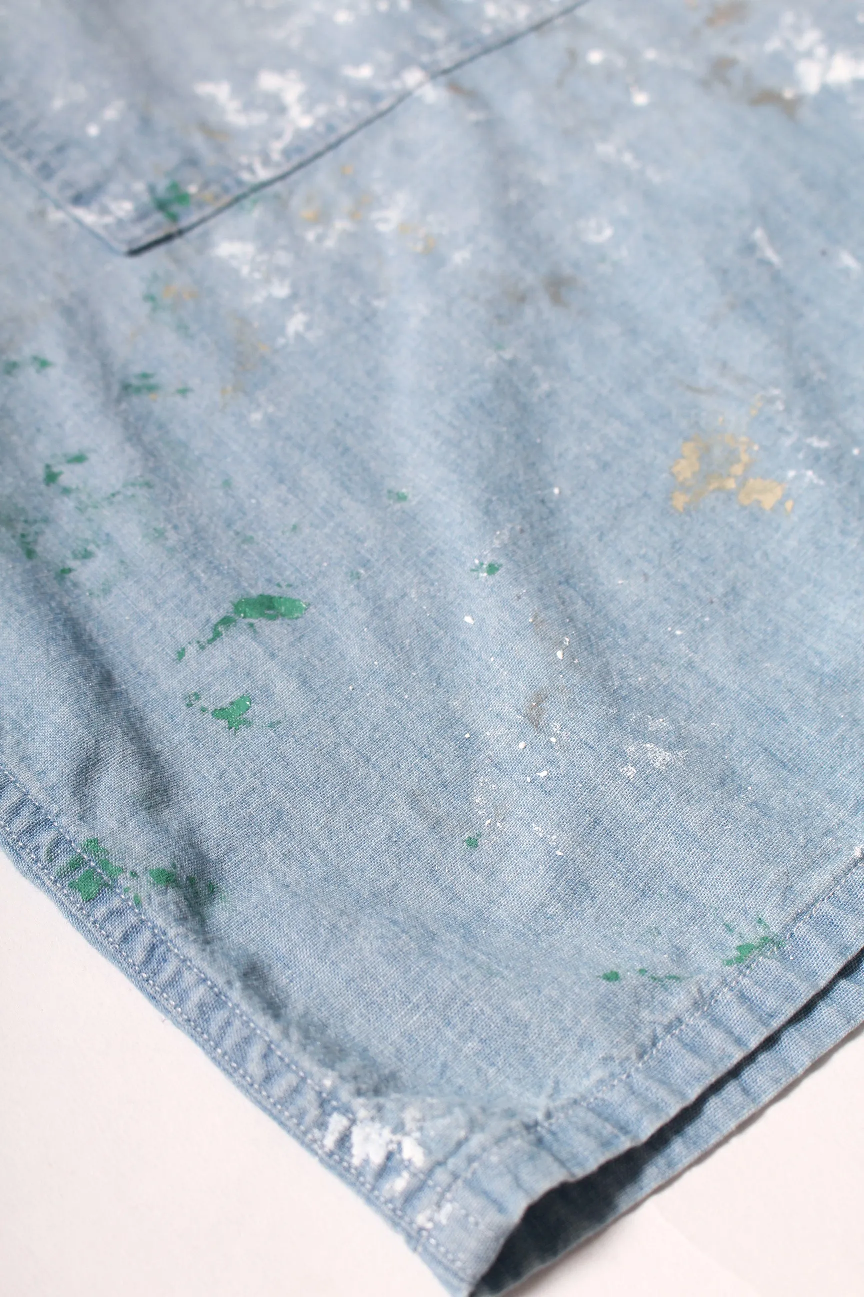 US ARMY P/O CHAMBRAY SHIRTS PAINTED