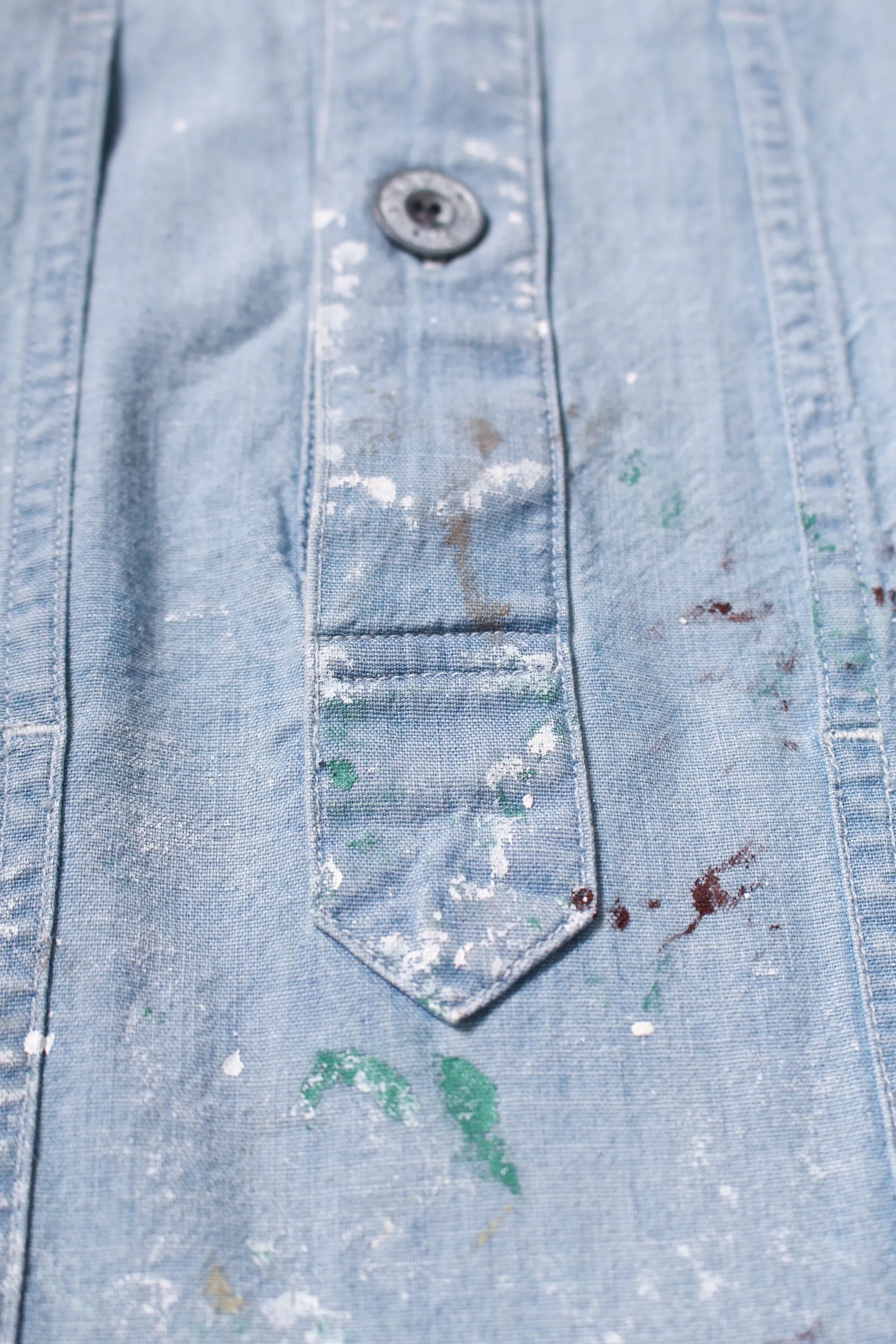 US ARMY P/O CHAMBRAY SHIRTS PAINTED