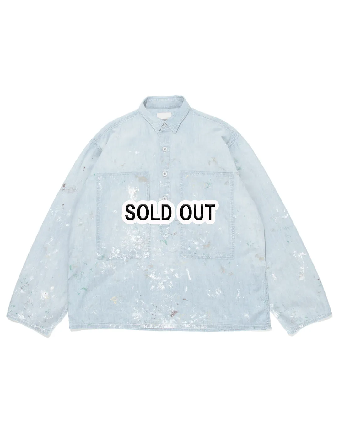 US ARMY P/O CHAMBRAY SHIRTS PAINTED