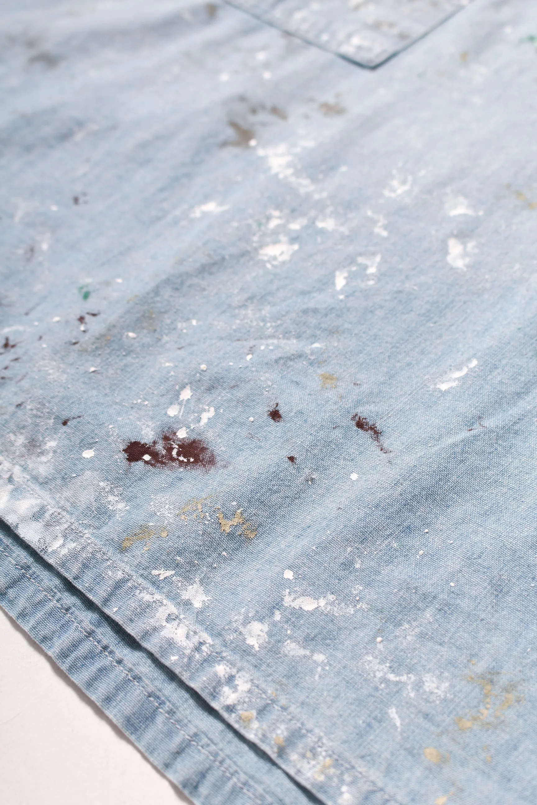 US ARMY P/O CHAMBRAY SHIRTS PAINTED