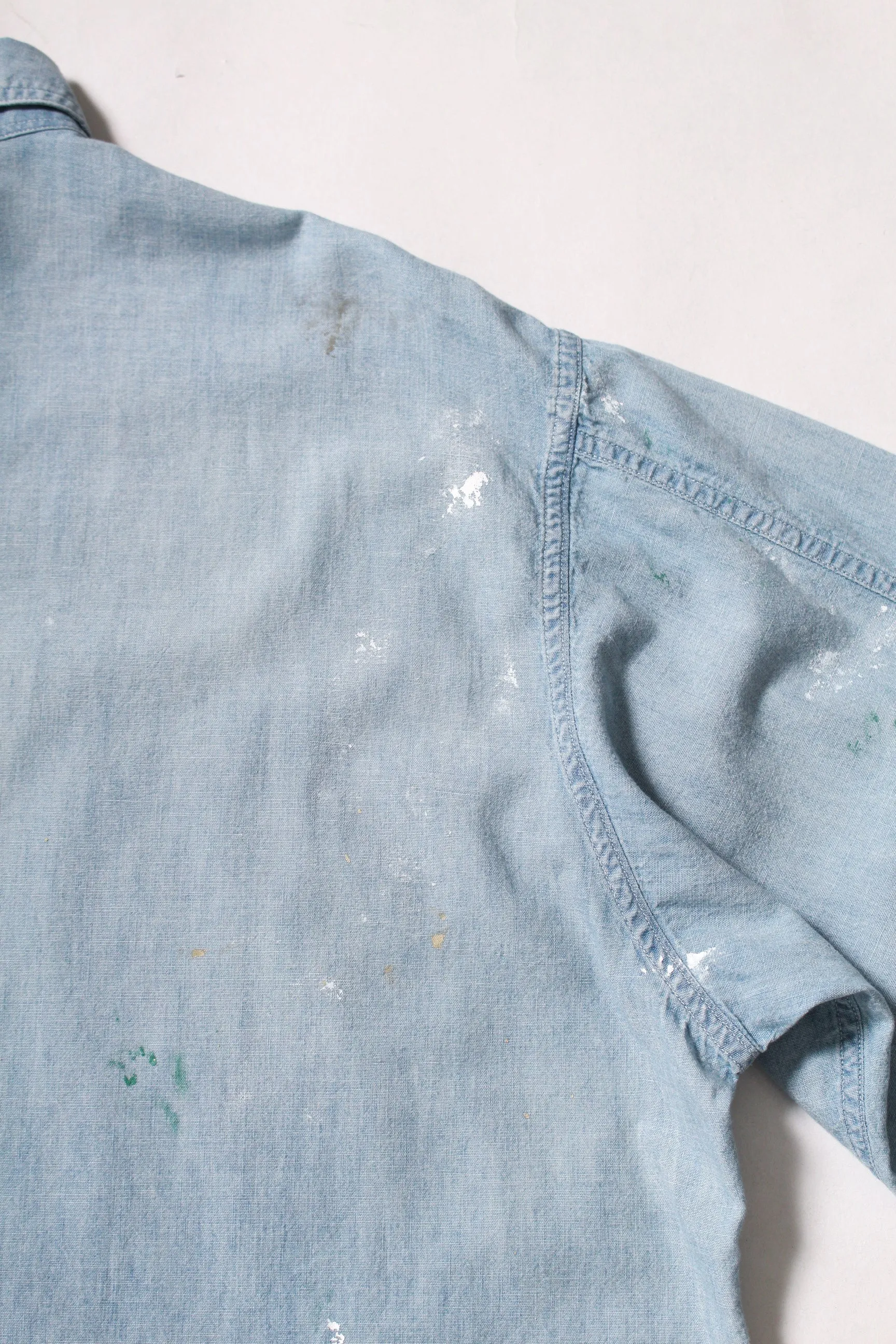 US ARMY P/O CHAMBRAY SHIRTS PAINTED