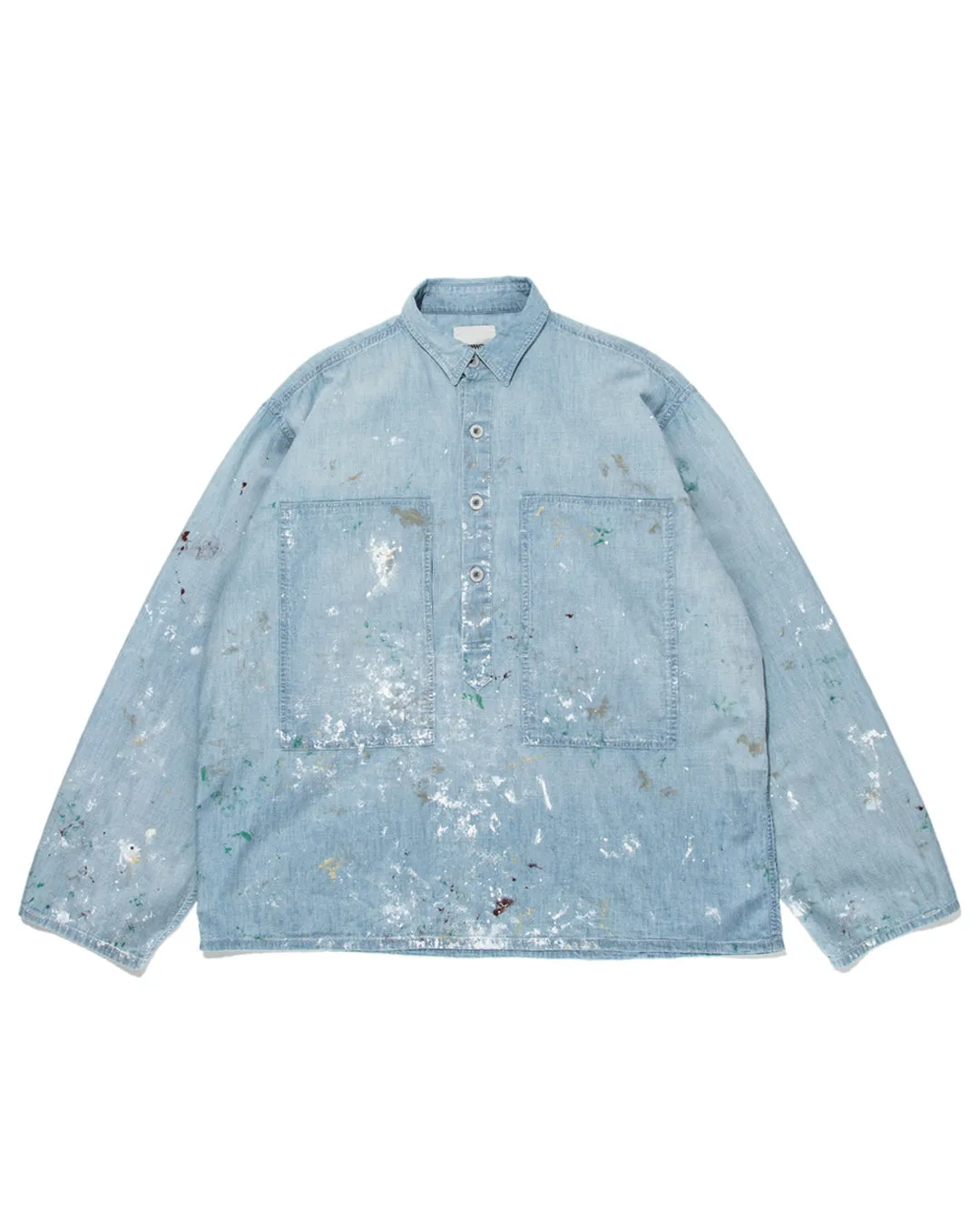 US ARMY P/O CHAMBRAY SHIRTS PAINTED