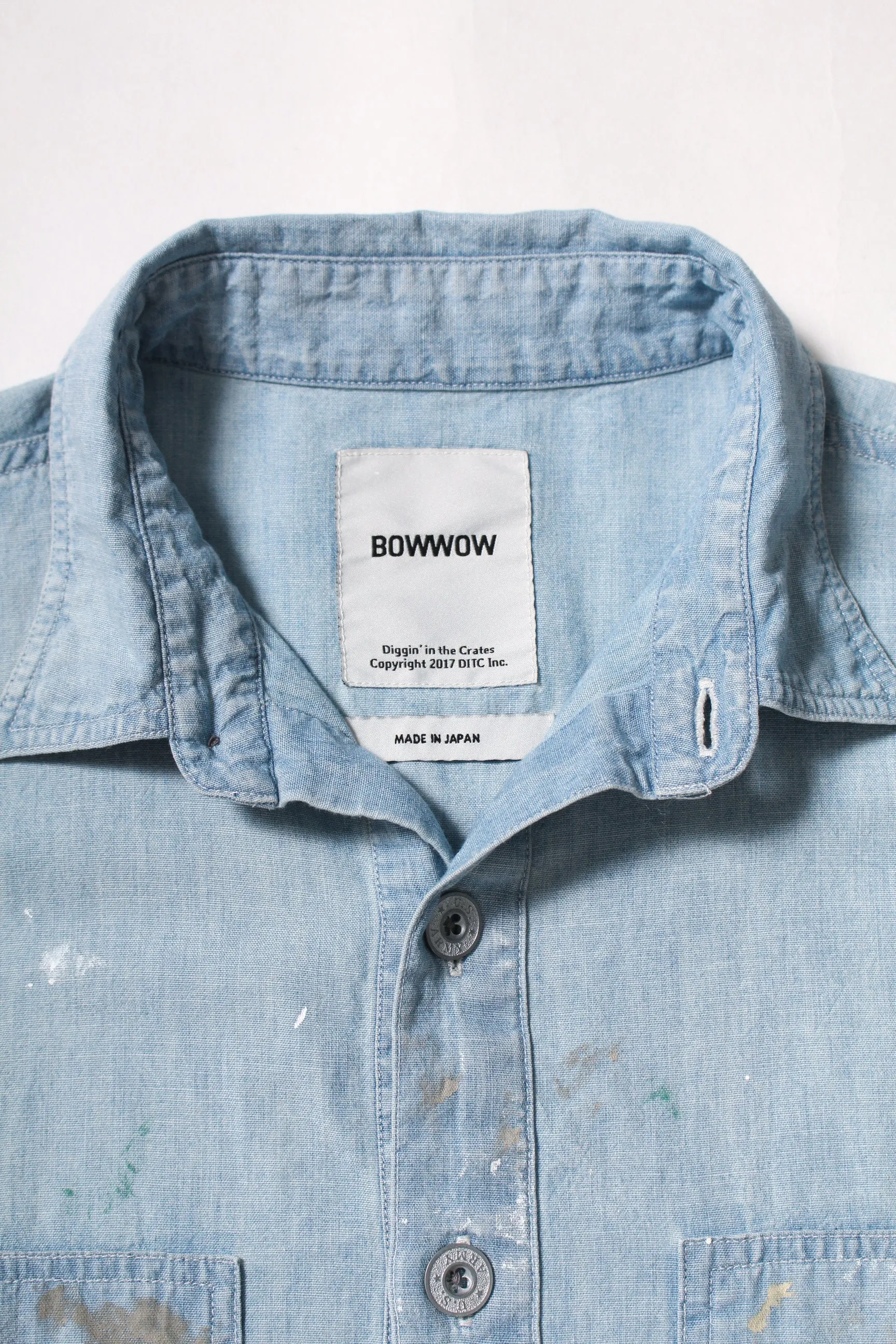 US ARMY P/O CHAMBRAY SHIRTS PAINTED
