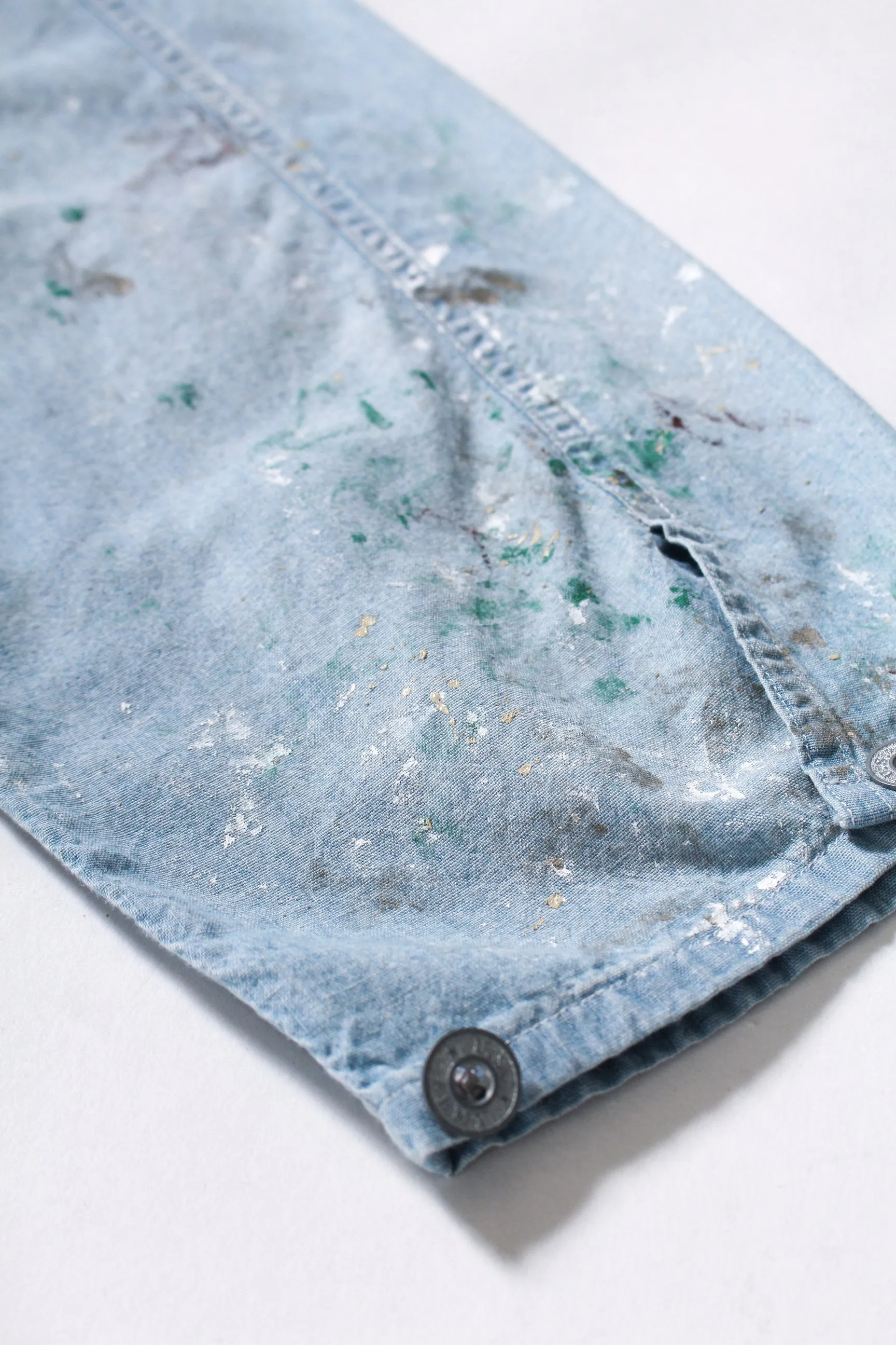 US ARMY P/O CHAMBRAY SHIRTS PAINTED