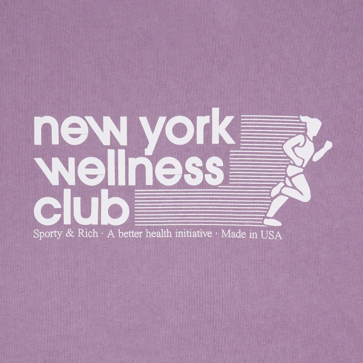 USA Wellness Club Sweatshirt 'Soft Lavender White'