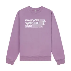 USA Wellness Club Sweatshirt 'Soft Lavender White'