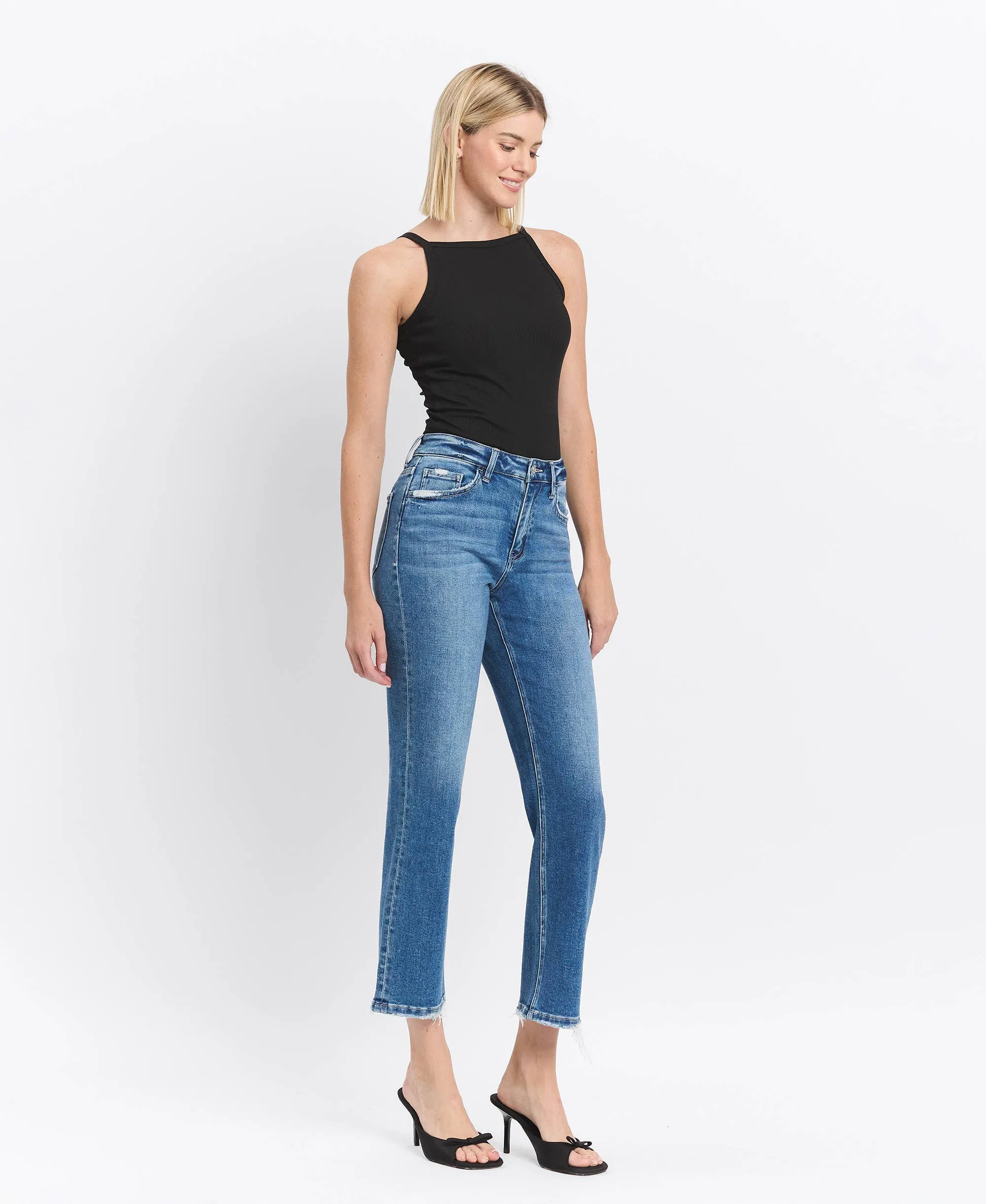 Vandross High Rise Straight Jeans