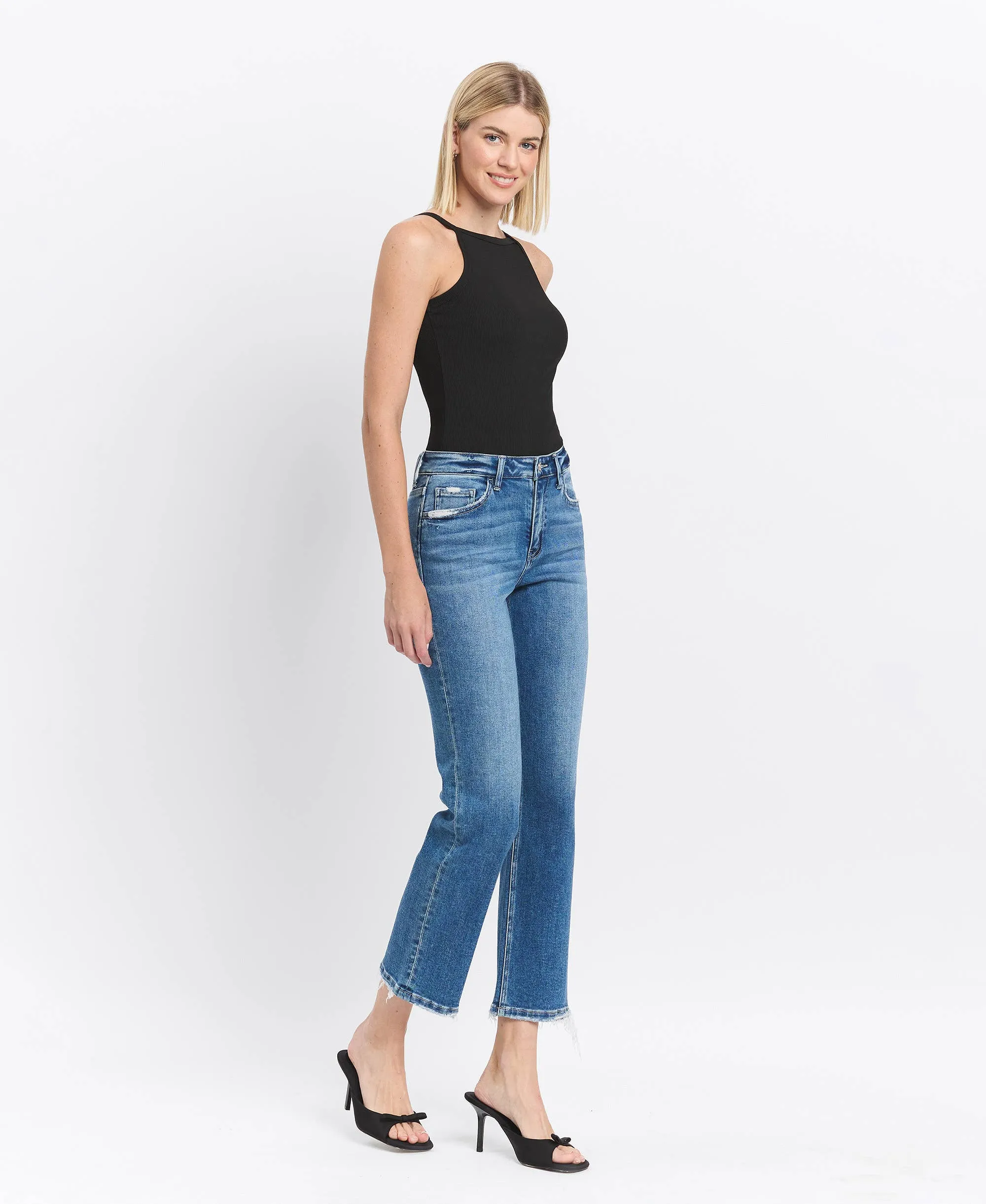 Vandross High Rise Straight Jeans