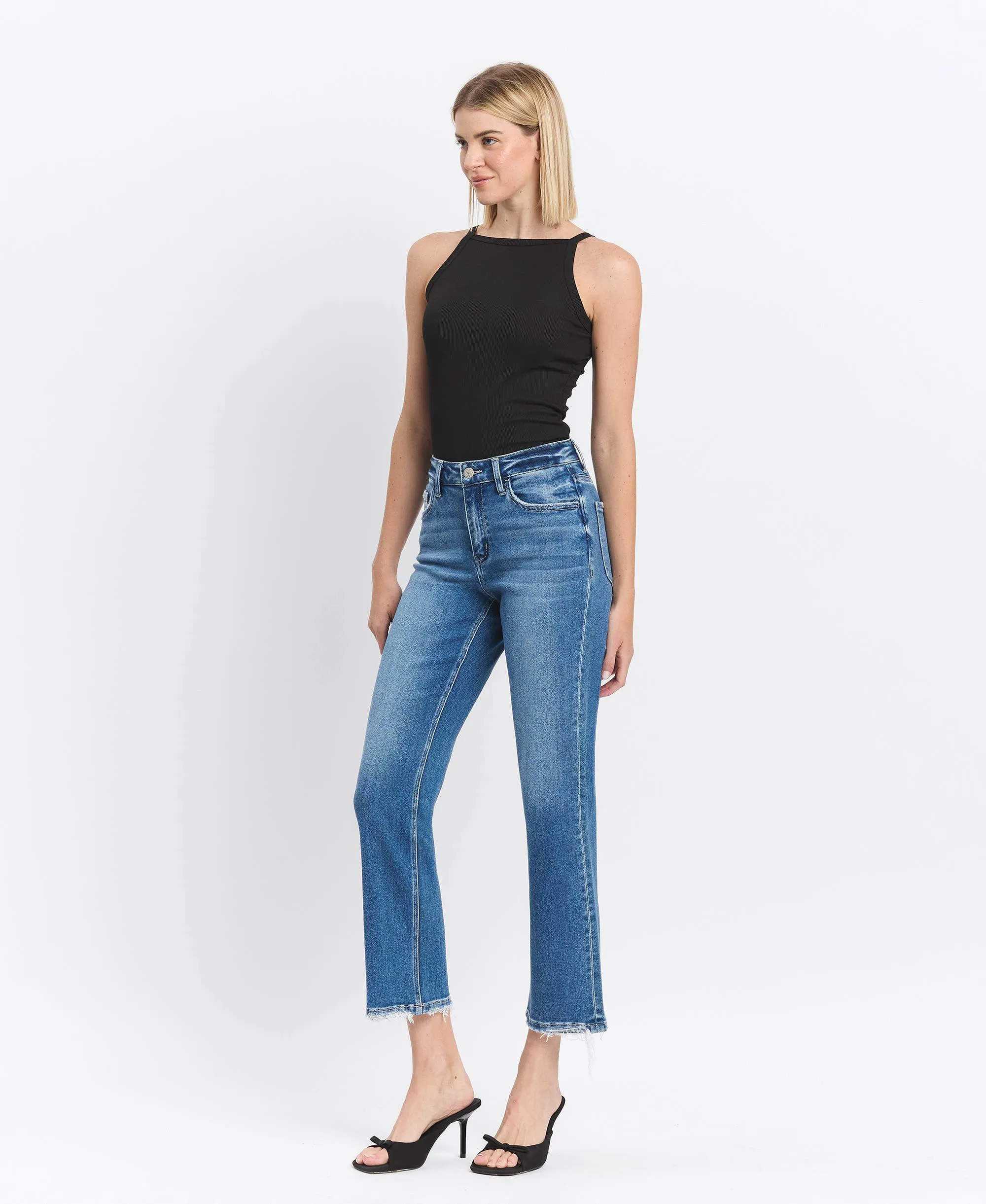 Vandross High Rise Straight Jeans