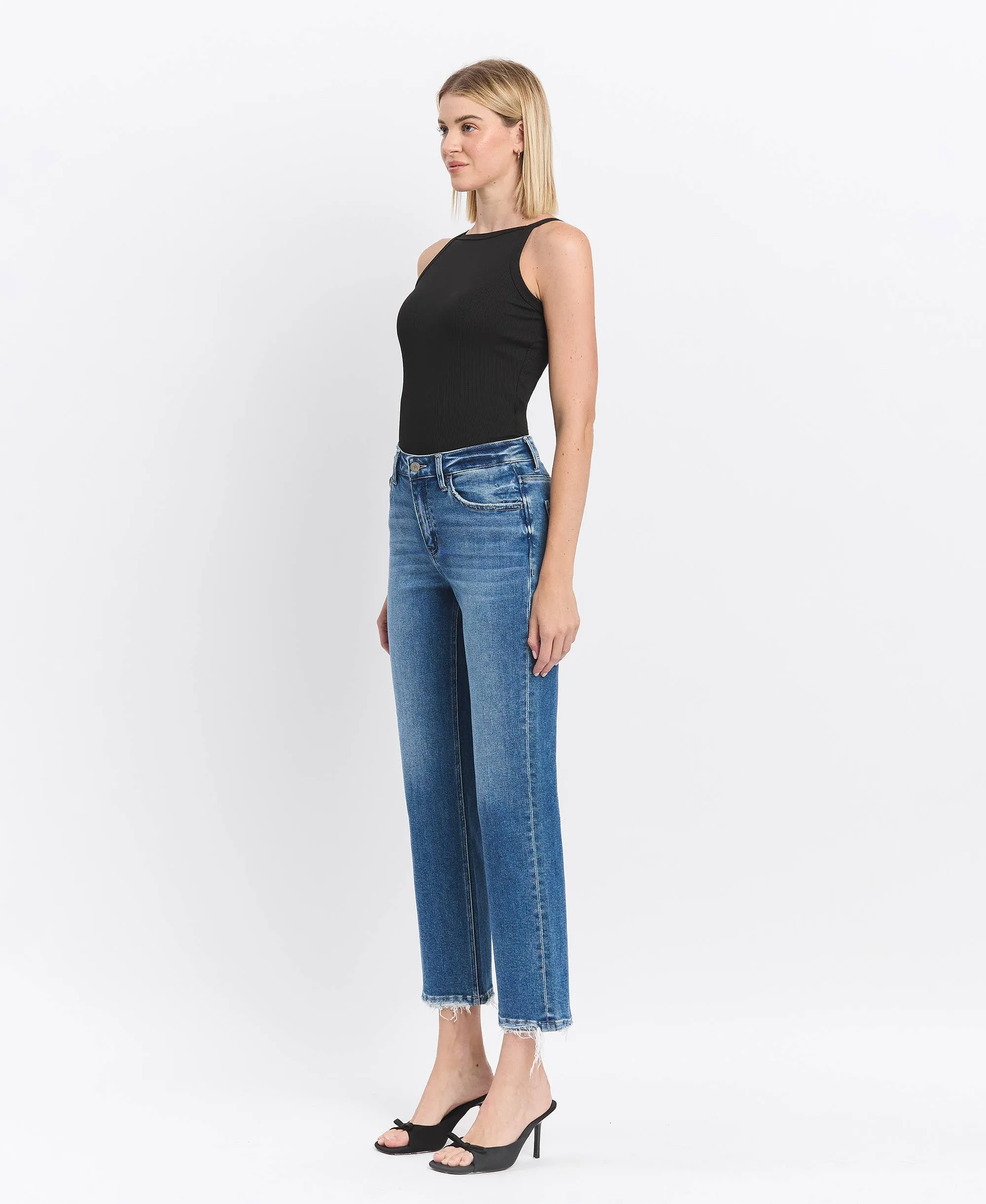 Vandross High Rise Straight Jeans