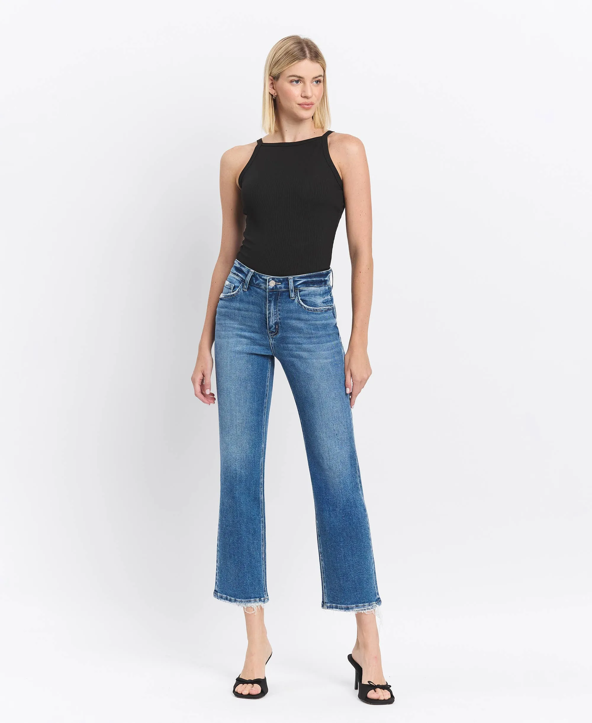 Vandross High Rise Straight Jeans