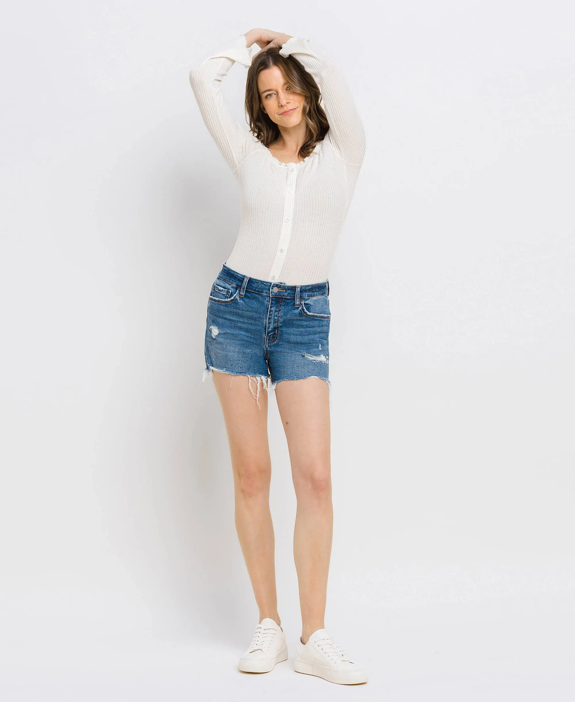 Vervet High Rise Cutoff Shorts