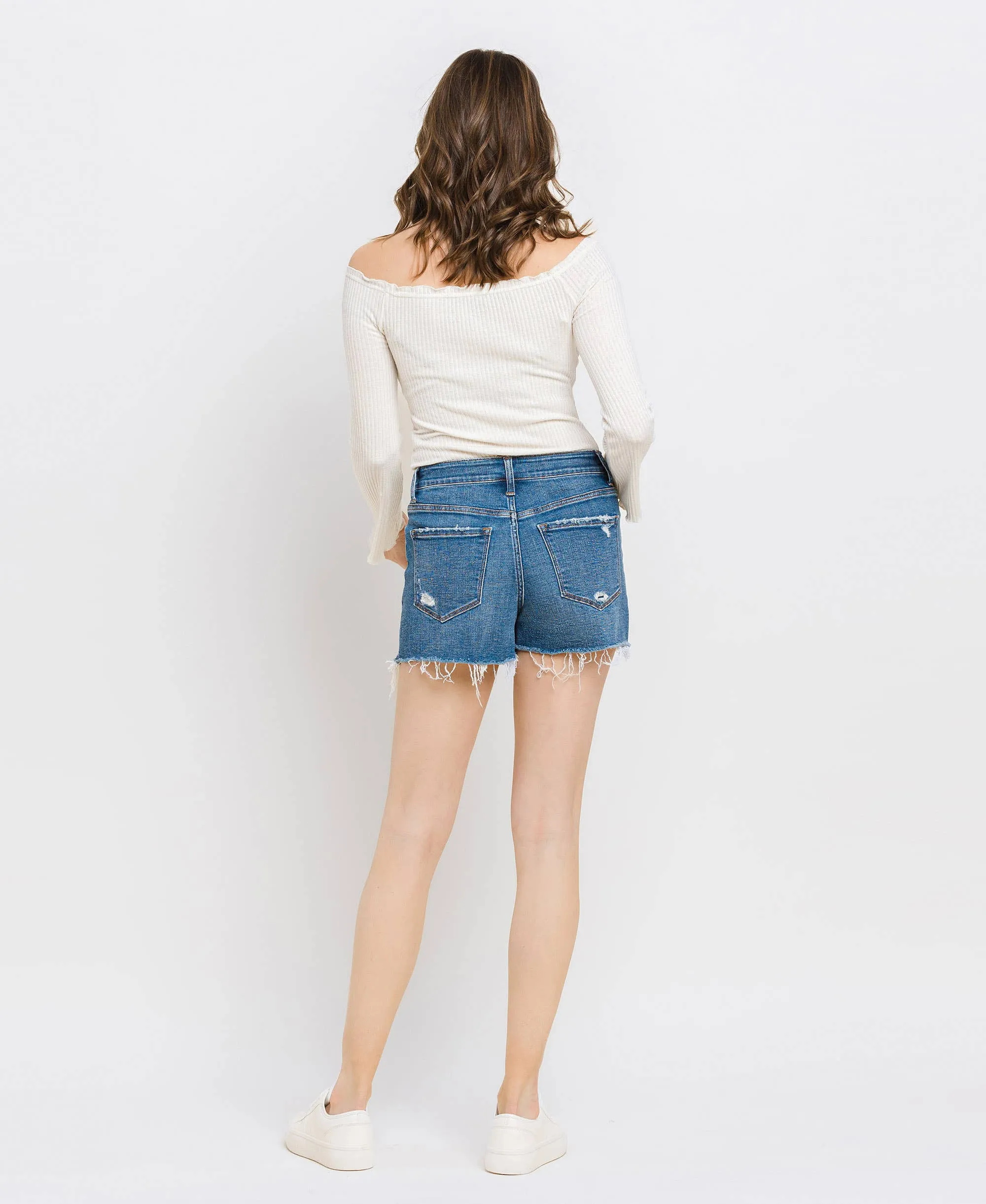 Vervet High Rise Cutoff Shorts